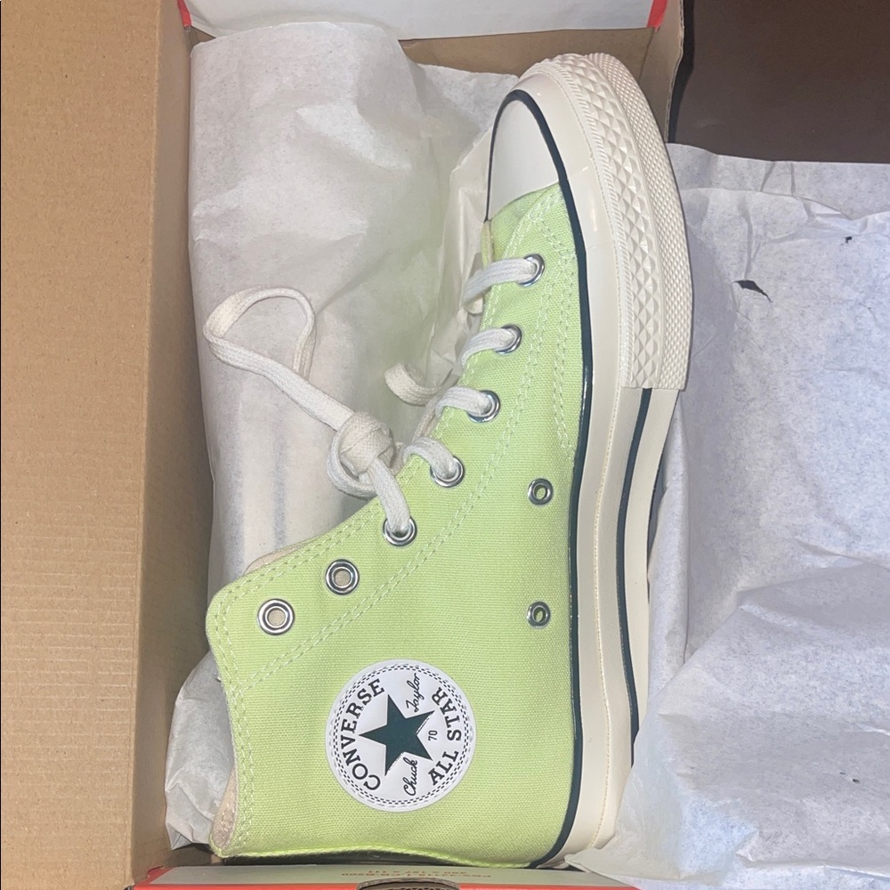 Converse Lime Green High-Tops